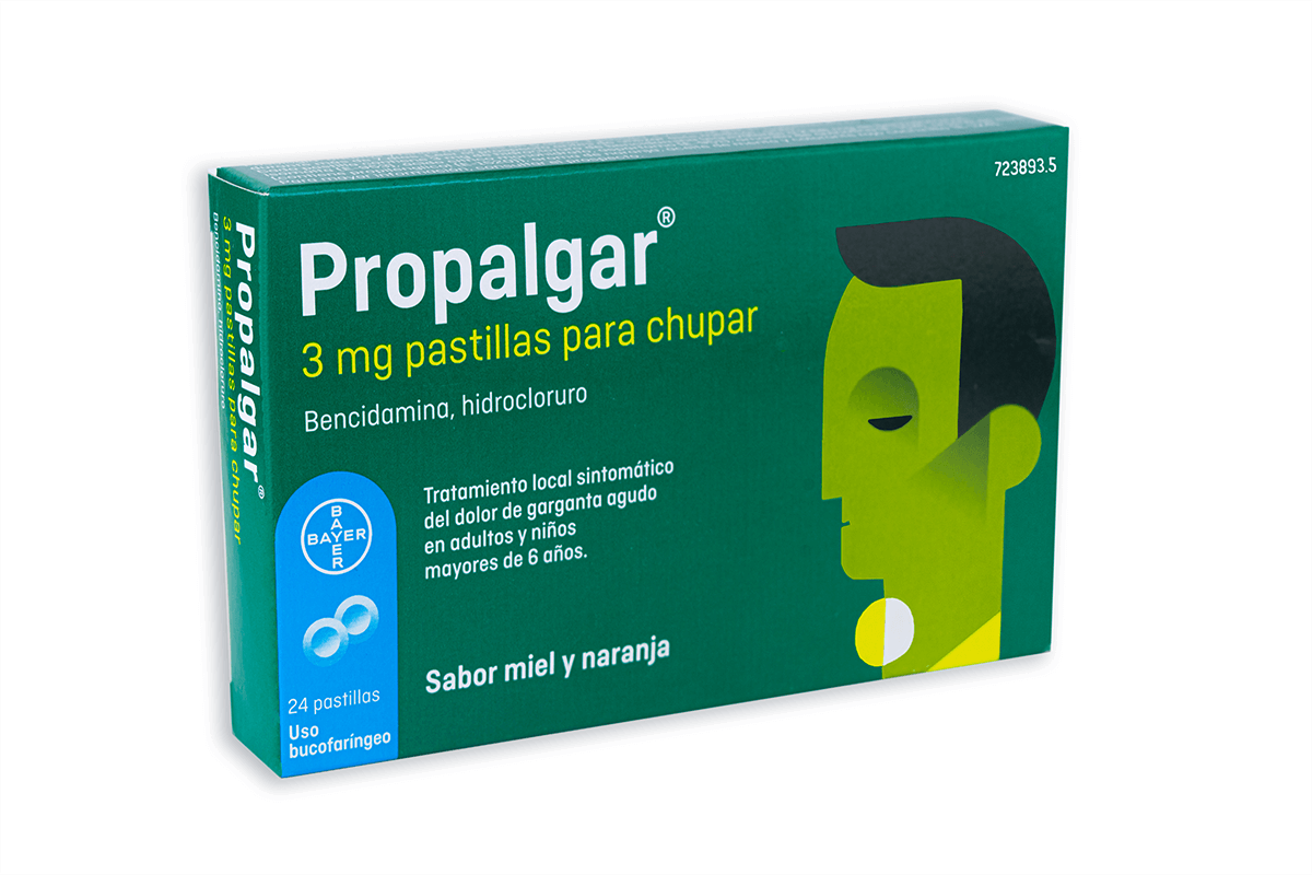 Propalgar 3 mg, 24 Pastillas para Chupar Propalgar Pastillas para chupar