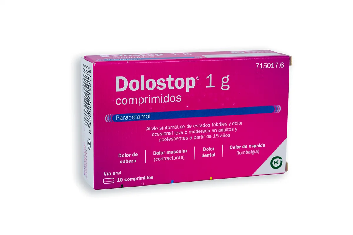 Dolostop 1 g 10 Comprimidos Dolostop 1g