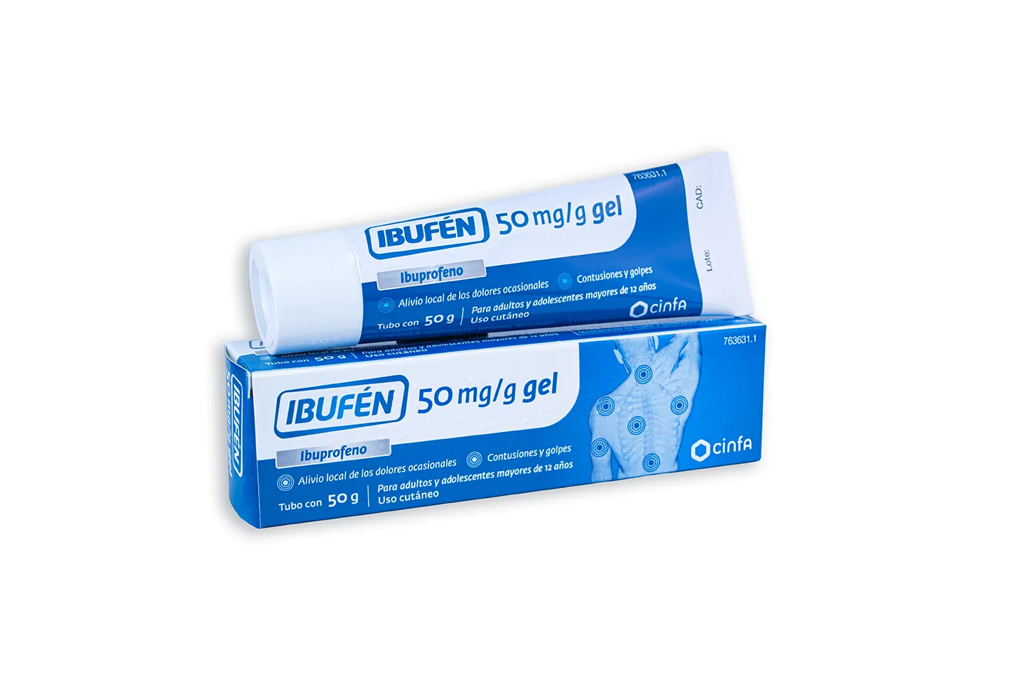 Ibufén 50 mg/g Gel 50 g Ibufén 50 mg/g Gel 50 g