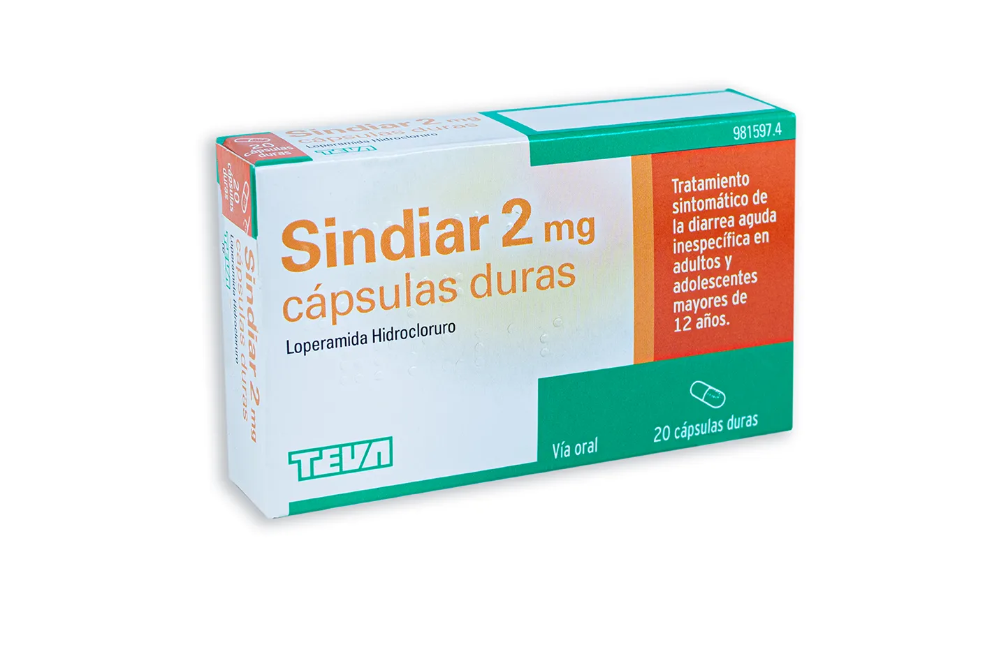 Sindiar 2 mg 20 Cápsulas Duras Sindiar 2mg