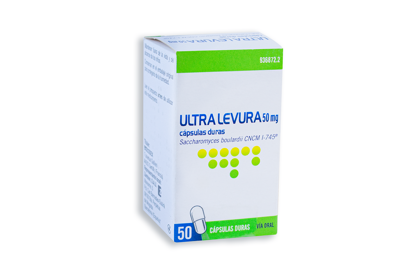 Ultra Levura 50 mg 50 Cápsulas Duras Ultra Levura 50 mg 50 cápsulas