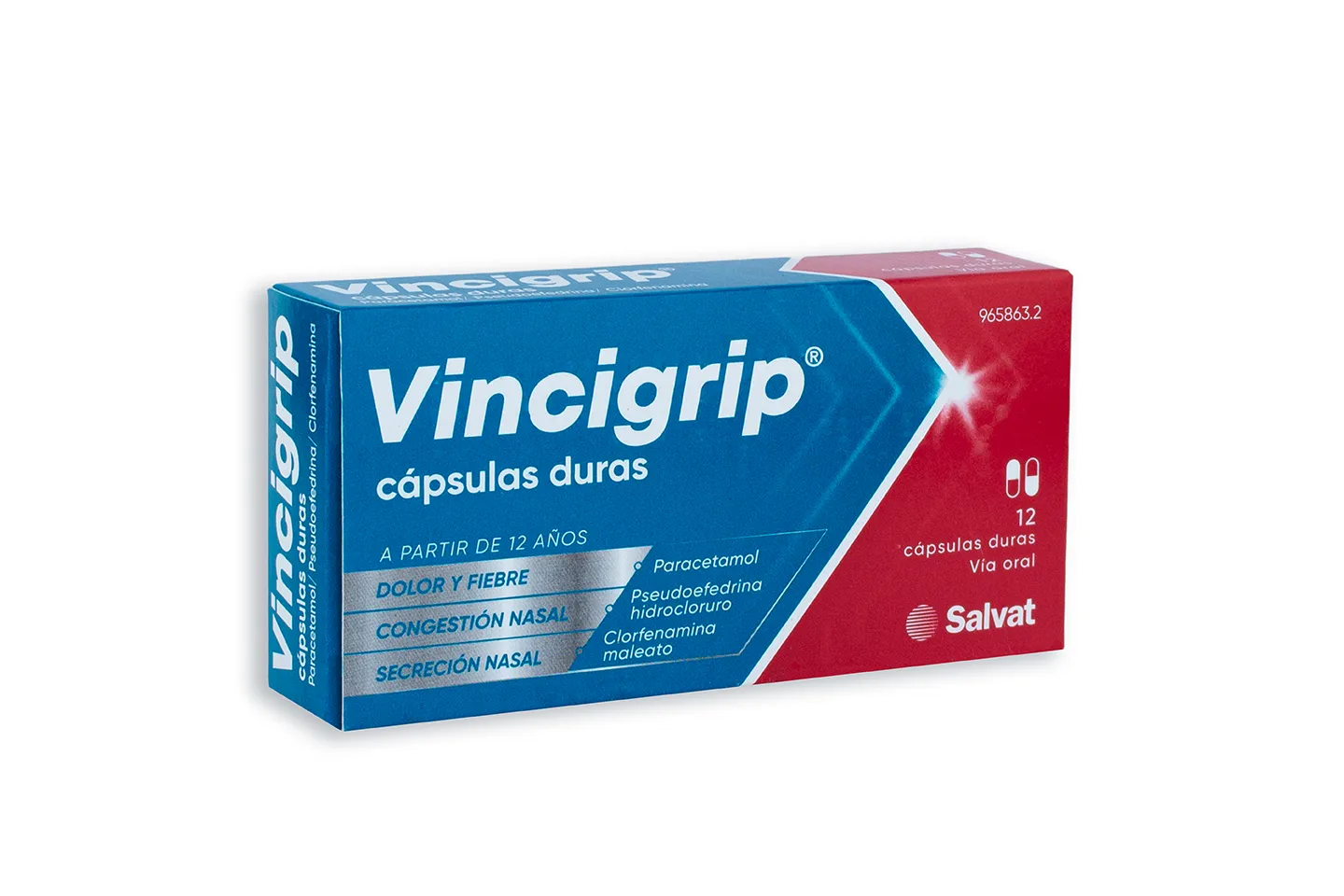 Vincigrip 12 Cápsulas Duras Vincigrip 12 Cápsulas Duras