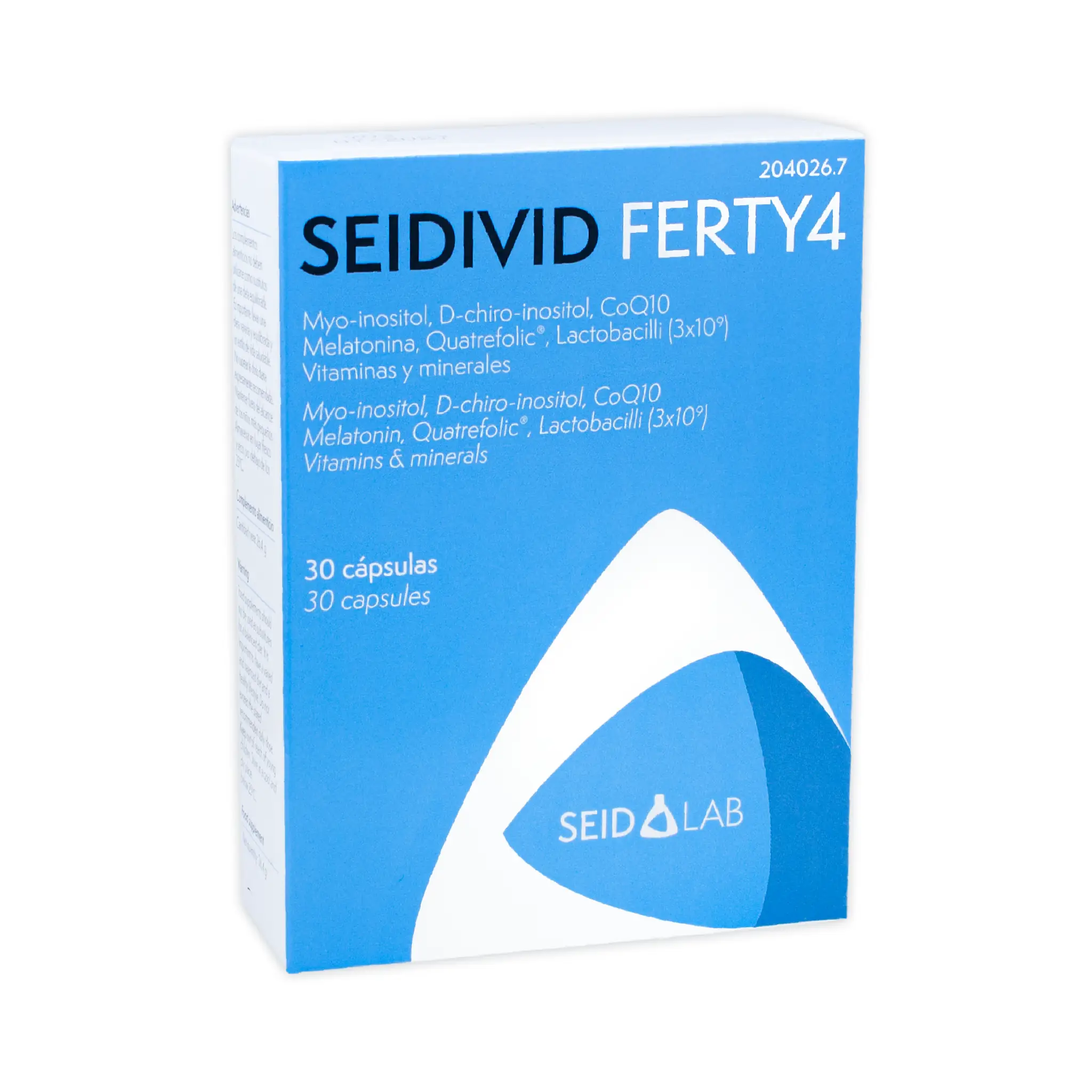Seidivid Ferty4 30 cápsulas Seidivid Ferty4 30 cápsulas