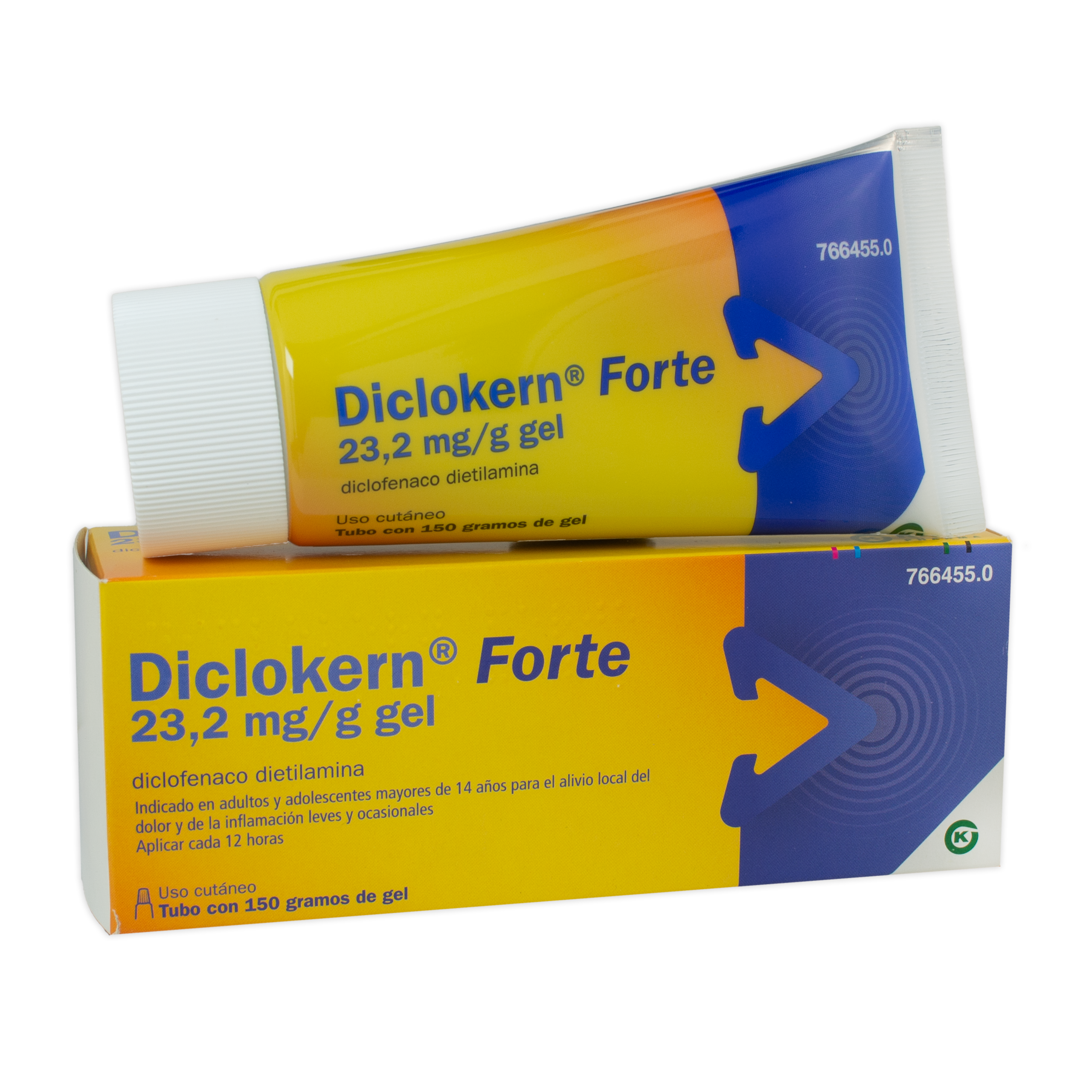 Diclokern Forte 23,2 mg/g Gel, 150 g diclokern forte 150g (766455)